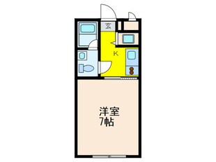 パラド－ル北加賀屋の物件間取画像